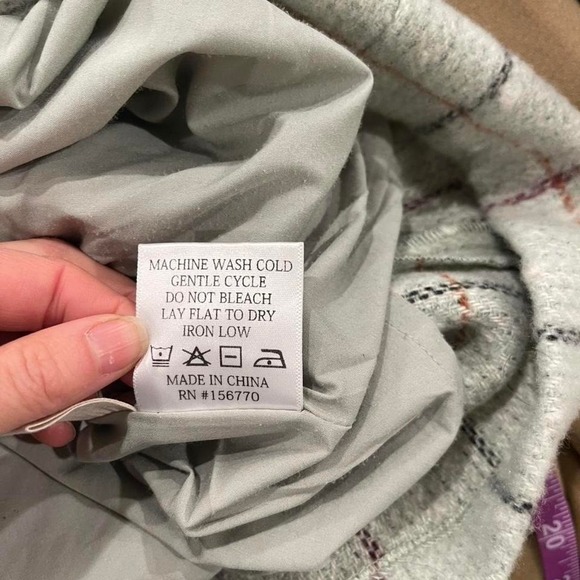 Roolee sage Plaid Wool-Blend Mini Skirt Small, Academia cottagecore twee Preppy - Picture 8 of 8